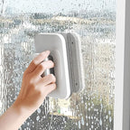 Magnetic Window Cleaner Double Sided, Large Handle Double Sided High Sturdy Plastic Window Cleaning Tool for 3 to 10mm Glasses Outside Window Cleaner Tool
