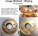 Truey Copper Pot Cleaner, Restores Shine & Removes Tarnish from Copper Wares, Multi-purpose Cleanser, Metal Polishing Compound detergent (60ml)