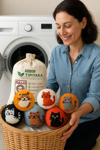 Laundry Wool Dryer Balls | Natural Fabric Softener – Reusable, Eco-Friendly, Reduces Drying Time – Wool Balls Replaces Dryer Sheets - 6 XL Pack - Laundry Balls for Dryer