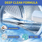 NATRUTH 30 Pack Washing Machine Cleaner Tablets, Solid Washer Deep Cleaning Tablet, Clean Inside Drum And Laundry Tub Seal