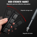 SHARDEN Small Screwdriver Set, 31 in 1 Screw Driver Set Kit with Torx, Phillips, Flathead, Mini Repair Tools Kit for Laptop, Phone, MacBook, Computer, Electronics, Glasses, Watch