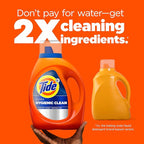 Tide Ultra Hygienic Clean Liquid Laundry Detergent, Original Scent, 132 fl oz, 94 Loads, Removes visible and invisible dirt, Laundry Detergent Liquid