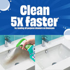 Scrubbing Bubbles Easy Clean Foaming Bleach-Free Bathroom All Purpose Cleaner, Fast-Acting Foam Cleans Limescale, Dirt and Grime on Showers, Sinks, Toilets, Tiles, Counters, & More, 32oz Spray