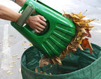 Gardzen Large Leaf Scoop Hand Rakes, Debris and Yard Waste Removal, Comes with 72 Gallon Garden Bag, Work Gloves, Protective Pads(Green)