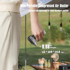 Compressed Air Duster, Electric air duster-4-Gear Adjustable Dust Blower for Computer, Keyboard, Outdoor, House and Car, Powerful Dust Cleaner for Keyboard