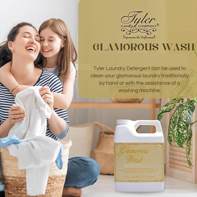 Tyler Candle Company Wash Laundry Detergent 16 Oz Kathina with Dryer Sachet Pouch xa