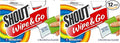 Shout Wipe & Go Instant Stain Remover Wipes, No Wash Required, Safe on Colorfast Washables, Travel & Baby Diaper Bag Essentials, Removes Grass, Coffee, Makeup & More, 12 Wipes (Pack of 12)