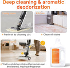 Orange Floor Cleaning Solution 1L Compatible with Dreame Wet & Dry Vacuum and Robot， Residue & Streak Free,Suitable for All Robot Vacuum Cleaners and Wireless Wet Dry Dual-Use Vacuum Cleaners