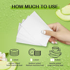 YUCO Dishwasher Detergent Sheets 100 Loads Liquid-Free Dish Soap Cleaner Strips Eco-Friendly No Plastic Dishwasher Pods Detergent Use in Dishwasher or Sink Leaving Dishes Sparkling Clean (Apple)