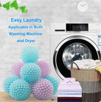 4-Pack Reusable Laundry Dryer Balls - Eco Friendly Fabric Softener Alternatives Soften and Fluff Laundry Wrinkle Release(Set of 4 Colorful Color)