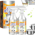 Kitchen Foam Cleaner,Stubborn Stains Cleaner,Powerful Clean Kitchen Oil Stains,All Purpose Cleaner,For Range Hood,Oven,Pots, etc（2PCS