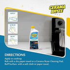 Cerama Bryte Removes Tough Stains Cooktop and Stove Top Cleaner for Glass - Ceramic Surfaces, 1-28 oz