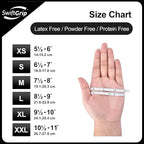 Disposable Nitrile Exam Gloves, Black Nitrile Gloves Disposable Latex Free for Medical, Cooking & Esthetician