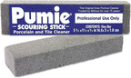 PUMIE Heavy Duty Scouring Sticks, By United States Pumice Co, Cleans Porcelain, Ceramic Tile, Concrete Masonry and Iron, Institutional Pack of 12 Bars, UPM 12