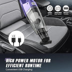Bossdan Handheld Vacuum Cordless – Car Vac Portable with 8KPA & Multi Accessories & Low Noise, Lightweight Hand Held Vacuum Cordless Rechargeable for Car/Home/Dust/Pet Hair, Mine Portable Vacuum