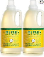 MRS. MEYER'S CLEAN DAY Liquid Laundry Detergent, Infused with Essential Oils, Honeysuckle, 64 oz - Pack of 2 (128 Loads)
