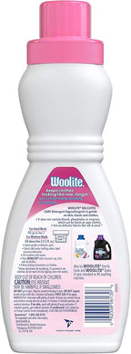 Woolite Delicates Liquid Laundry Detergent for Machine and Hand Wash – Gentle Care for Silk, Wool & Fine Fabrics, 16oz