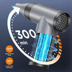 Compressed Air Duster, 30 Gear Stepless Speed, 70000 RPM Super Power Dust Blower, Max 300min Work, Rechargeable Cordless Clean Device for Computer, Keyboard, Car, Outdoor, House, Fan