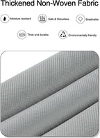 TAHAVICE 1 Pack Over The Door Storage Organizer with 5 Pockets 10 Mesh Side Pockets, 44 lbs Weight Capacity Door Hanging Organizers and Storage for Bedroom,Bathroom,Nursery,Pantry,Dorm(Light Gray)