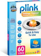 Compac Home Plink Garbage Disposal Cleaner and Deodorizer 60ct VALUE PACK - Orange