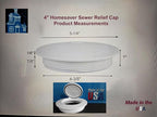 The Original 3" x 4" Home-Saver Combination Sewer Relief Cap - Made in the USA