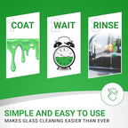 KLEAR Kryptonite Multipurpose Glass Cleaner 3-Pack | Powerful 5 in 1 Cleaning Combo | Glass Friendly & Alcohol-Free Glass Cleaner| Coat, Relax, Rinse| 9 oz (Pack of 3)
