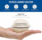 Ezhippie Quality Wool Dryer Balls - 6 XL Pack - 1000+ Loads - Pure Organic Wool - Reusable Natural Fabric Softener Perfect with Essential Oils, Reduce Clothing Static and Wrinkles