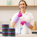 24 Pack Steel Scrub Sponges for Dishes Non Scratch Scouring Sponge Multi Use Metal Scrubber Heavy Duty Dish Wash Kitchen Sponge for Pot Dish Washing Hard Surface Cleaning Tools (Multicolored)