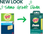 Scotch-Brite Dobie Pad, Sponge for All Purpose Cleaning of Kitchen, Bathroom, and Household, Non Scratch Cleaning Pads Safe for Non-Stick Cookware, 1 Dobie Pad