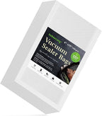 Vacuum Sealer Bags For Food - 100 Quart 6" x 10" - Commercial Grade BPA Free Bag - Durable Customized Size Food Vac Bags for Storage and Sous Vide Cooking - Puncture Prevention