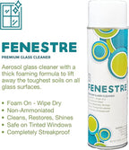 Fenestre Premium Foaming Glass Cleaner, 19 oz Aerosol (Case of 12)