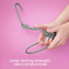 Utopia Home Plastic Hangers 30 Pack - Perfect Space Saving Clothes Hanger - Durable and Strong - Perfect Closet Organizers with Shoulder Grooves (Grey)