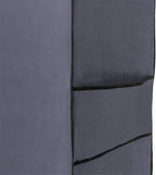 Portable Closet Wardrobe,71'' Closet Storage Organizer Rack with Shelves and Cover for Hanging Clothes, Non-Woven Fabric, Quick and Easy to Assembly (Gray)