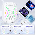 Tiptop Home Mouse Repellent Insect Repellent Plug-in Electronic Pest Repellent, Mouse Deterrent Pest Repeller for Rodents, Cockroach, Mosquito, Spider, Bugs, Mice 4 Packs, white03, ssd-01