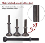 Smoothing Air Hammer Bits Set, 5Pcs Smoothing Air Hammer Tool Kit Air Hammer Atachments Air Chisel Bits, Extended Length Pneumatic Hammer Bit with Spring, Power Hammer Drills Tools & Home Improvement