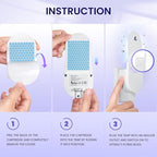 LiBa 3 Pack Glue Card Refill for LiBa Flying Insect Trap, Fruit Fly Traps for Indoors, Gnat Traps for House Bug Light Trap Indoor Replacement Glue Boards