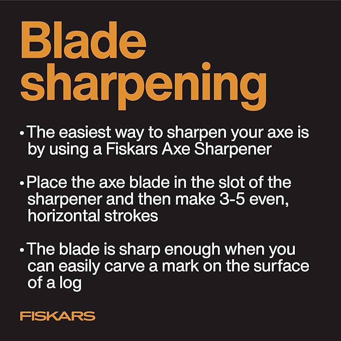 Fiskars X7 Small 14" Hatchet Axe with Sheath for Chopping Wood Kindling for Campfires while Outdoors & Camping, Insert-Molded Forged Steel Head, Low-Friction Blade, Shock Absorbing Handle & Non-Slip Grip