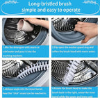 ‌Washing Machine Cleaning Brush Set - 5-Piece Crevice Cleaner & 1-Piece Drum Brush for Front Load Washer | Rubber Seal Scrubber | Tight Space Accessories