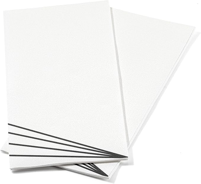 100 Pack Linen Feel Guest Paper Hand Towels | Disposable Super Absorbent Airlaid Paper Towels For Bathroom, Party, Weddings, Or Events | 12 x 17 Inches 1/6 Folded Decorative Design