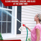 Full Crystal Refill Kit – Two 4 oz Crystal Powder Exterior Window Cleaner Packets, Each 4 oz Bag Makes Up to 640 fl oz, Cleans Up to 40 Windows
