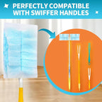 Disposable Microfiber Feather Duster Refills, Multi-Surface Duster Compatible with Swiffer Dusters Handle, 30 Count, Unscented