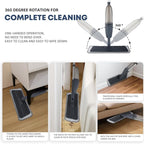 Spray Mop for Floor Cleaning with 360° Rotation - Multi-Surface Floor Cleaner for Wet/Dry Mopping Lightweight Handle for Kitchen Bathroom Hardwood&Tile Floors