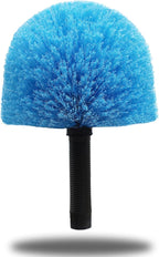 Cobweb Duster Head Brush-Twist-On Spider Web Brush for Outdoor & Indoor Web Cleaning // Fits Standard Acme Threaded Poles // Cobweb Duster Brush Head Only-Blue -1 Pack