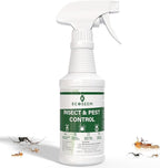 Insect & Pest Control Spray – Natural Essential - Bug Killer & Insect Repellent, Kills Ant, Spiders, Carpet Beetles, Roaches, Flies- Safe for Pets & Family, Indoor & Outdoor Use 16OZ