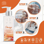 Concentrated Orange Laundry Scent Booster – 200 ml – Liquid Laundry Fragrance – Linen Freshener – Fresh Citrus Aroma for Washing and Home Use