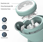 Fabric Shaver, Rechargeable Lint Remover, Use On Cotton, Polyester & Silk, Type C, Fast Charging, Compact & Stylish Design, Ergonomic Defuzzer, 6-Leaf Blades, Fuzz Remover