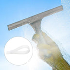 MECCANIXITY Replacement Squeegee Rubber for Window, Glass, Shower Doors, Tile Wall Cleaning, 9.84 Inch, White Pack of 4