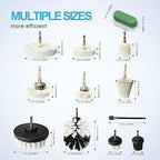 Neeki 14pcs Drill Polishing Wheel and Polishing Compound, Soft Drill Brush with 1/4 Hexagonal Shank, Suitable for Metal, Stainless Steel, Jewelry, Wood, Ceramic, Glass, etc.