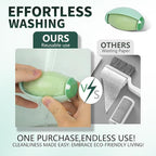 Reusable Lint Roller for Pet Hair Extra Sticky, Travel Lint Roller for Clothes, Portable Washable Mini Lint Roller, ForestGreen-MediumAquamarine, 2.559in*3.94in