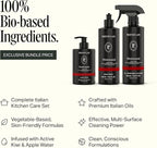 Preston Lane Luxury Kitchen Set – Hand Wash, Dish Soap & All Purpose Cleaner | Plant Powered Cleaning Essentials Bundle with Fine Fragrance, Winterwatch Scent, Vegan & Cruelty Free
